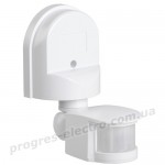 Датчик руху ДД-008 1100Вт 180град 12м IP44 білий IEK