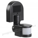 Датчик руху ДД-008 1100Вт 180град 12м IP44 чорний IEK