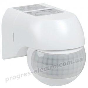 Датчик руху ДД-015 800Вт 180град 12м IP44 білий IEK