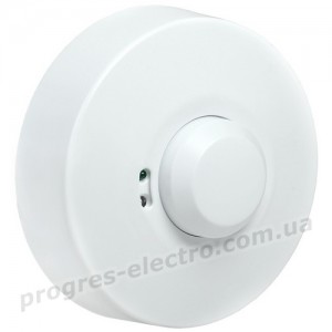 Датчик руху ДД-МВ101 1200Вт 360град 8м IP20 білий IEK