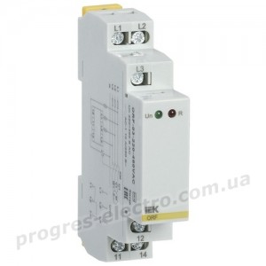 Реле контролю фаз ORF 03 3 фази 220-460В AC IEK