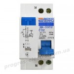 Диференціальний вимикач ДВ-2002 32А 30мА