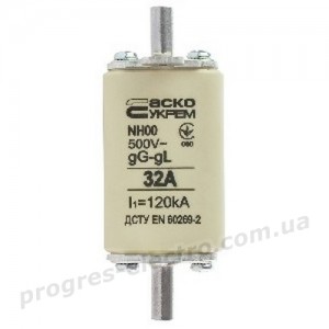 Запобіжник плавкий NH00 32A gG