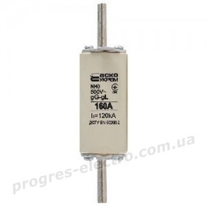 Запобіжник плавкий NH0 160A gG