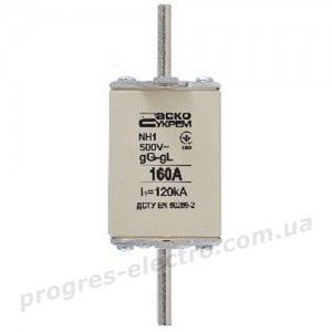 Запобіжник плавкий NH1 160A gG