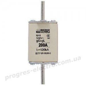 Запобіжник плавкий NH1 200A gG