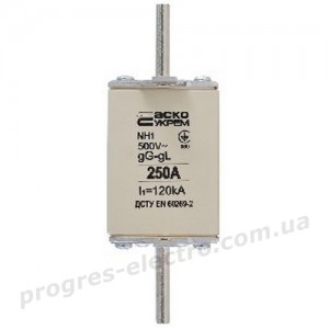 Запобіжник плавкий NH1 250A gG