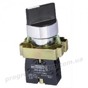 Кнопка поворотна XB2-BD21 2-х поз. Стандартна ручка