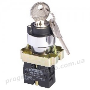 Кнопка поворотна з ключем XB2-BG41 2-х позиційна