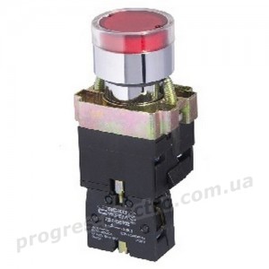 Кнопка з підсвічуванням червона XB2-BW3471
