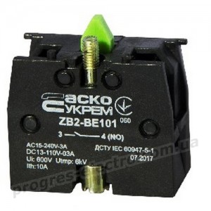 Контакт для кнопок ZB2-BE101 N/O