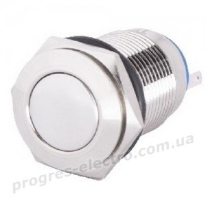 Кнопка металева з фіксацією TYJ 16-311 1NO+1NC