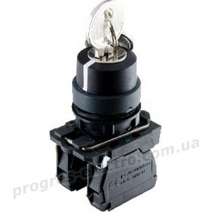 Кнопка поворотна з ключем TB5-AG33 3-х поз.