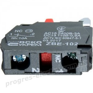 Контакт для постів ZBE-102 N/C XAL-D