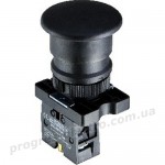 Кнопка "грибок" (d 40 мм) "СТАРТ" чорний LAY5-EC21