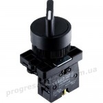 Кнопка поворотна LAY5-ED21 2-х поз. Станд. ручка
