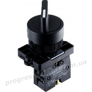 Кнопка поворотна LAY5-ED21 2-х поз. Станд. ручка