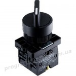 Кнопка поворотна LAY5-ED33 3-х поз. Станд. ручка