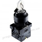 Кнопка поворотна з ключем LAY5-EG33 3-х поз.