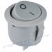 Перемикач KCD1-5-101 Grey/Grey 1 клав. круглий (сірий)