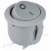 Перемикач KCD1-5-101 Grey/Grey 1 клав. круглий (сірий)