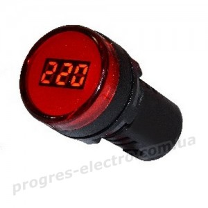 Вольтметр цифровий AD22-22DVM червоний