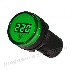Вольтметр цифровий AD22-22 DVM зелений