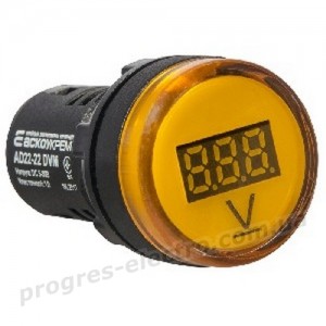 Вольтметр AD22-22 DVM жовтий DC 5-30В