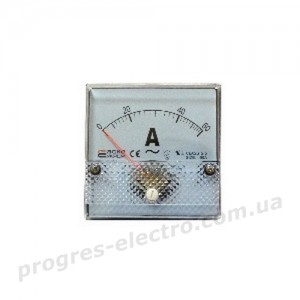 Амперметр АС прямий. вкл. 60А 80х80 (А-80)