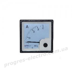 Амперметр АС прямий. вкл. 30А 72х72 (A-72-6)