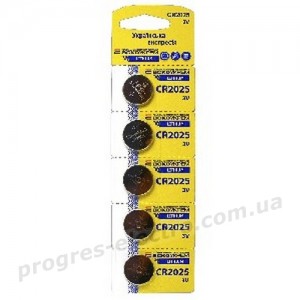 Батарейка CR2025.BP5 (blister 5)