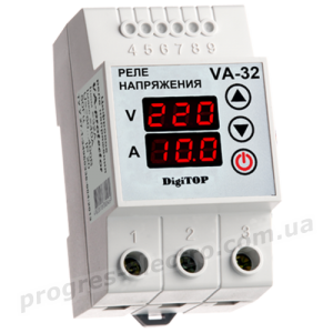 Реле напруги/струму DigiTOP VA-32A
