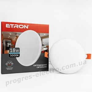 Світильник світлодіодний ETRON Decor 1-EDP-611 18W 5000К ІР20 круг
