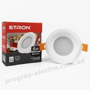 Світильник світлодіодний ETRON Decor 1-EDP-622 6W 4200K ІР40 круг