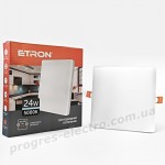 Світильник світлодіодний ETRON Decor 1-EDP-664 24W 5000К ІР20 квадрат