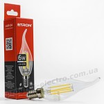 Лампа світлодіодна ETRON Filament 1-EFP-134 С37 tailed E14 6W 4200К прозора