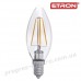 Лампа світлодіодна ETRON Filament 1-EFP-121 С37 E14 8W 3000K прозора