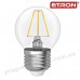 Лампа світлодіодна ETRON Filament 1-EFP-141 G45 E27 8W 3000K прозора