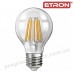 Лампа світлодіодна ETRON Filament 1-EFP-105 A60 12W 3000K E27 прозора