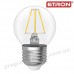 Лампа світлодіодна ETRON Filament 1-EFP-143 G45 E14 8W 3000K прозора