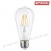 Лампа світлодіодна ETRON Filament 1-EFP-164 ST64 E27 7W 4200K прозора