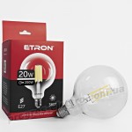 Лампа світлодіодна ETRON Filament 1-EFP-174 G125 E27 20W 4200K прозора