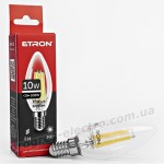 Лампа світлодіодна ETRON Filament 1-EFP-118 С37 E14 10W 4200K прозора