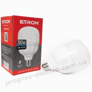 Лампа світлодіодна ETRON High Power 1-EHP-303 T100 30W 6500K 220V E27