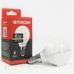 Лампа світлодіодна ETRON Light 1-ELP-047 G45 6W 3000K 220V E14