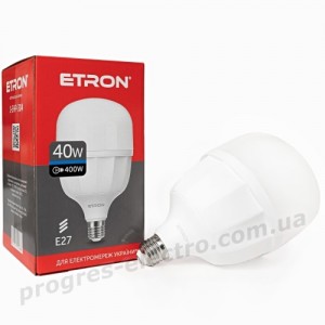 Лампа світлодіодна ETRON High Power 1-EHP-304 T120 40W 6500K 220V E27