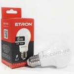 Лампа світлодіодна ETRON Light 1-ELP-010 A55 8W 4200K E27