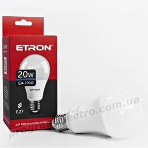 Лампа світлодіодна ETRON Light 1-ELP-091 A70 20W 6500K E27