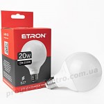 Лампа світлодіодна ETRON Light 1-ELP-036 G95 20W 4200K 220V E27