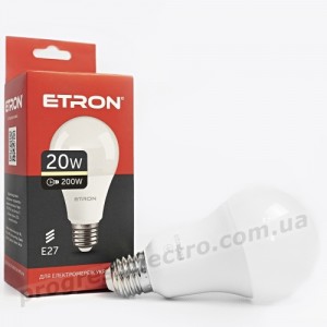Лампа світлодіодна ETRON Light 1-ELP-001 A70 20W 3000K E27